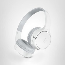 Belkin SoundForm Mini Wireless Bluetooth Headphones for Kids - White