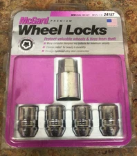 McGard Chrome M12x1.5 Bulge Acorn Cone Seat Lug Nuts 24157 Free Shipping D19 J