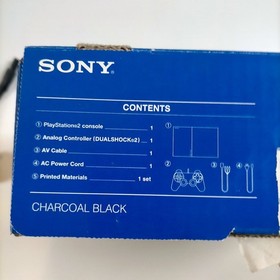 Sony PlayStation 2 PS2 Slim Console SCPH-90002 Controller Cables 10 Games IN BOX