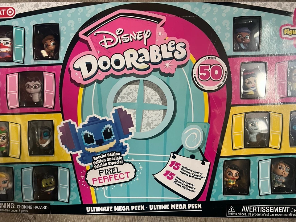 Disney Doorables Special Edition Pixel Perfect Ultimate Mega Peek w/ 30 Figures - Image 3 of 4
