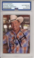 George Strait AUTOGRAPHED SIGNED Photograph Photo Picture PSA DNA COA CERTIFIED