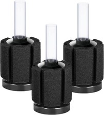 3 Pack Aquarium Bio Sponge Filter Breeding Fry Betta Shrimp Nano Fish Tank Small