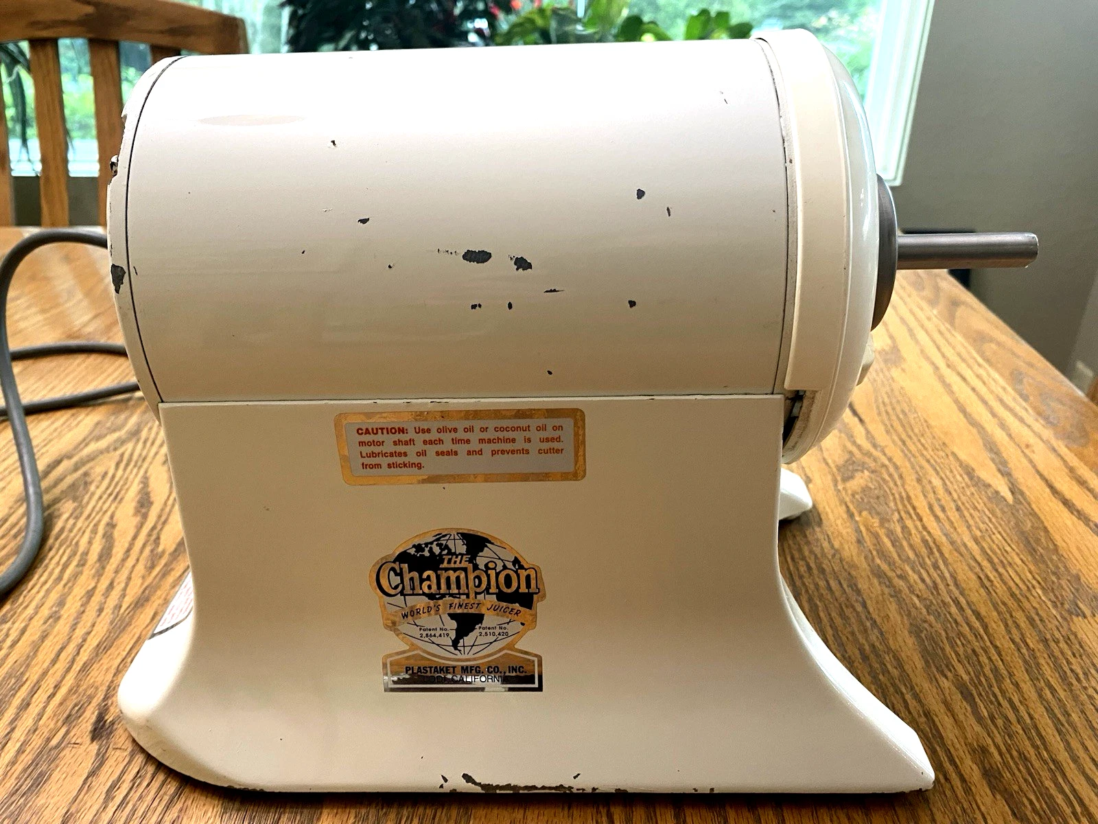 The Champion Juicer World’s Finest Juicer Model MAR 48C Motor & Base only