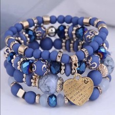 4 PCS Bracelet Set Bohemian Ethnic Style Women's beach jewellery 