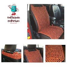 Wood Beaded Auto Car Front Seat Cover,Natural Rosewood Wooden Bead Cool Refre...