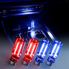 4 PCS Car USB Night Light,Usb Night Light Touch Dimmable LED Filament Lamp  Mini