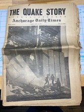 Anchorage Daily Times April 14, 1964 The Quake Story Complete Newspaper