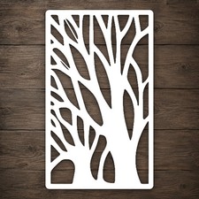 Reusable Tree Branches with Leaves Cutouts Mylar Stencil for Stencil Template