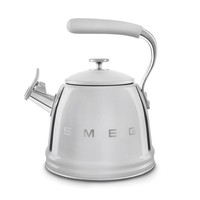 SMEG WKF01SS RETRO 50'S STYLE STOVE TOP WHISTLING KETTLE IN STAINLESS STEEL