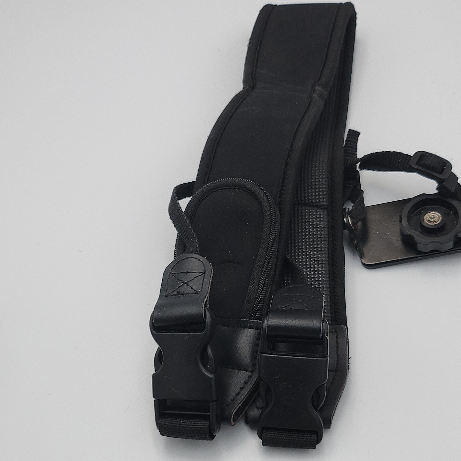 JJC Padded Camera Neck/Shoulder Strap Black Nylon Adjustable Quick Release image 3