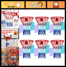 Heavy Duty Basketball Net Replacement - Thick, All-Weather, Anti-Whip, 12 Loops