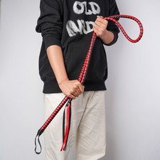 Bondage PU Leather Spanking Whip Metal Tassel Paddle Flogger BDSM Riding Crop