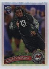 2011 Topps Chrome Refractor Adrian Clayborn #14 hg6