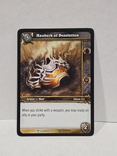 Hauberk Of Desolation World Of Warcraft TCG March Of The Legion Regular Uncommon
