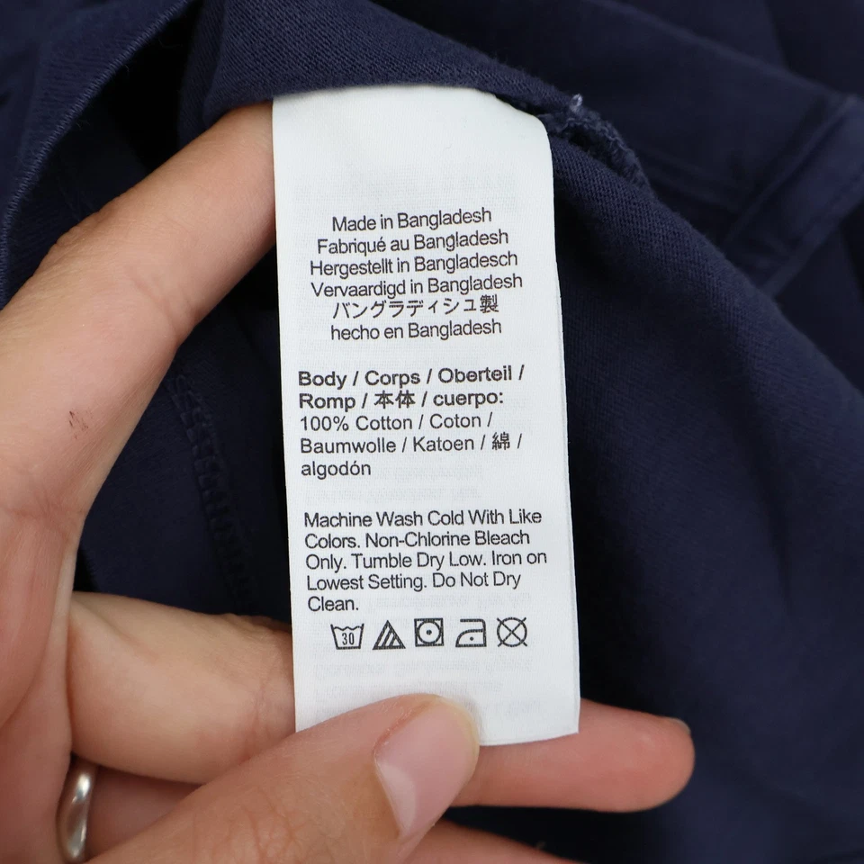 Crewcuts Polo Shirt Boys XXS (2-3) Navy Blue Pocket Preppy Academia Casual NWT - Image 4 of 4