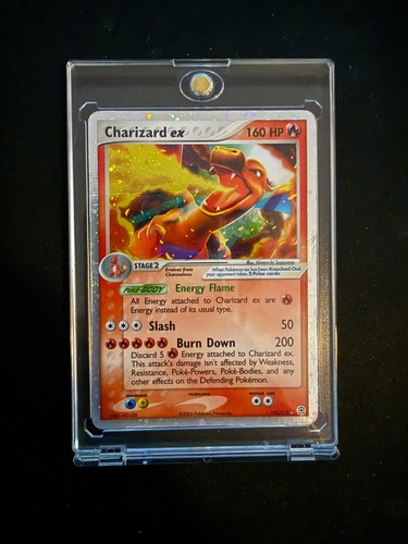 2004 POKEMON EX FIRE RED & LEAF GREEN 105 CHARIZARD EX-HOLO