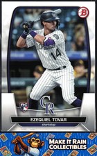 Ezequiel Tovar 2023 Bowman #15 Colorado Rockies Rookie RC