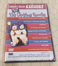 Singer's Dream Karaoke DVD, Kids Christmas Favorites; 2005, SEALED 