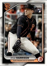 Kyle Harrison 2024 Topps Bowman Rookie San Francisco Giants MLB Card # 11. rookie card picture