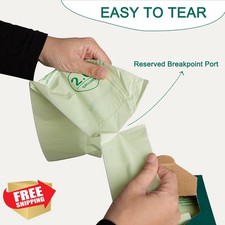 HECTOLIFE 2.6 Gal 100ct Compostable Kitchen Bags Tie