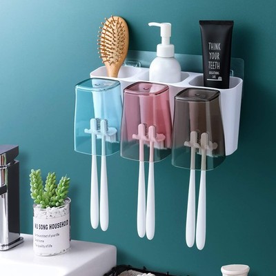 Toothbrush Holder for Bathroom, Eco-Friendly Mighty Large Capacity Toothbrush...