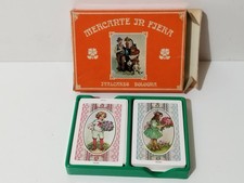 VINTAGE CARTE DA GIOCO MERCANTE IN FIERA ITALCARDS BOLOGNA ANNI 80 SENZA ISTRUZI