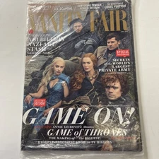 2014 APRIL VANITY FAIR MAGAZINE - GAME OF THRONES - GAME ON! Sealed!