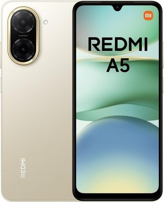 XIAOMI Redmi A5, 3+64GB, Gold, 32MP AI-Kamera, 5200mAh, 6,88'' 120Hz Display