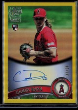 2025 Topps Archives Caden Dana RC 2011 Topps Fan Favorites Auto Gold /50