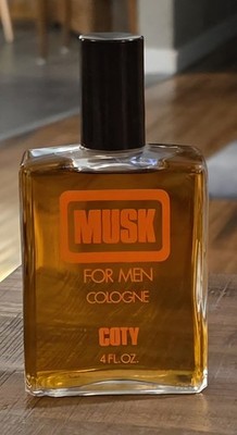 Vintage Coty Musk For Men Cologne Splash 4 fl oz Brand New USA