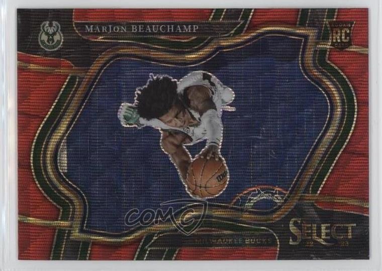 2022-23 Panini Select Courtside Red Wave Prizm MarJon Beauchamp #283 12yh