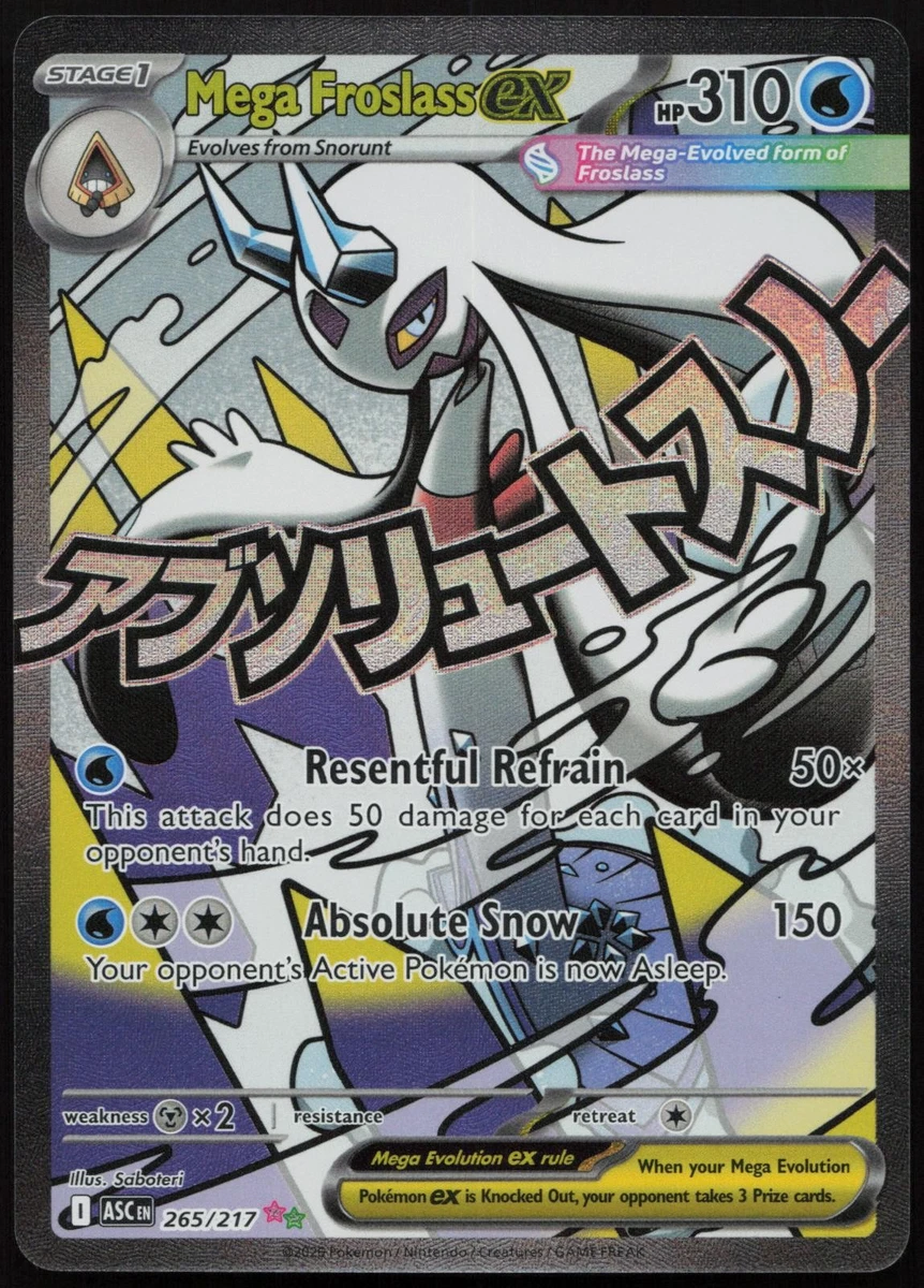 Froslass Ex Pokémon TCG Cards for sale | eBay