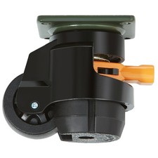 Uimoso Adjustable Nylon Plate Casters, 1100 lbs Capacity, Set of 4