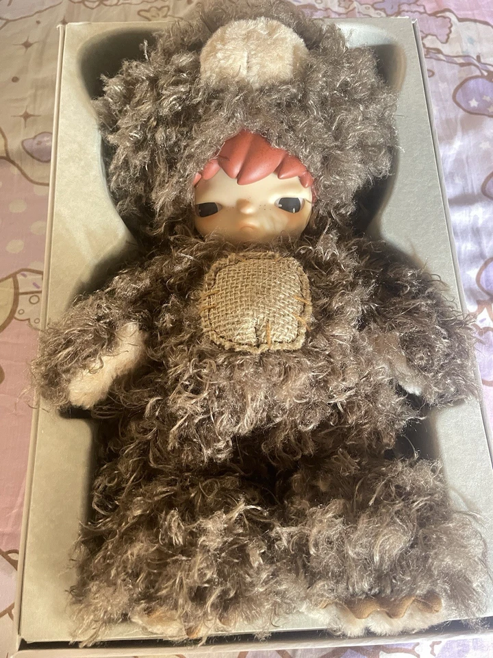 Hirono Bear 乙烯基毛绒娃娃 14.96 英寸流行马丁正品美国卖家 — 第 2/3 张图片