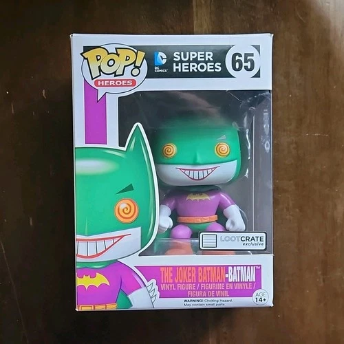Funko Pop! Vinyl The Joker Batman-Batman Loot Crate Exclusive #65