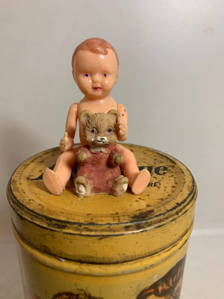 ANCIENNE BOITE PUBLICITAIRE DE MARQUE BLEDINE JACQUEMAIRE DECOR BEBE - Photo 2/4