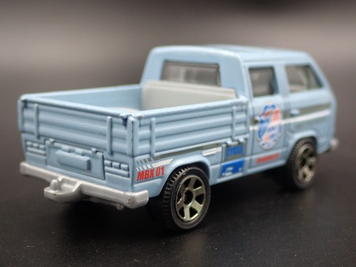 1979-1992 VW Volkswagen Tipo 2 T3 Doppio Cabina Pick-Up 1:64 Scala - Foto 7 di 7