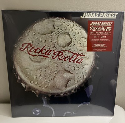 Judas Priest - Rocka Rolla 50th Anniversary   Signed LP Autographed   Brand New