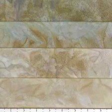 Lot of 4 1 Yard Cuts 100 Cotton Quilting All Handpaints Fabric Beige Grey 486