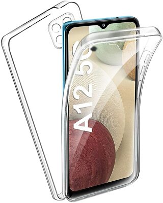 360° Silikon Clear Case Hülle für Samsung Galaxy A32 A52 A42 5G A21s A12 Handys