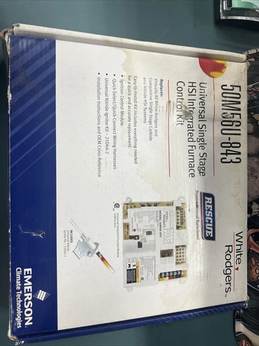 White Rogers 50M56U843 Universal Single Stage HSI Integrated Furnace Control Kit