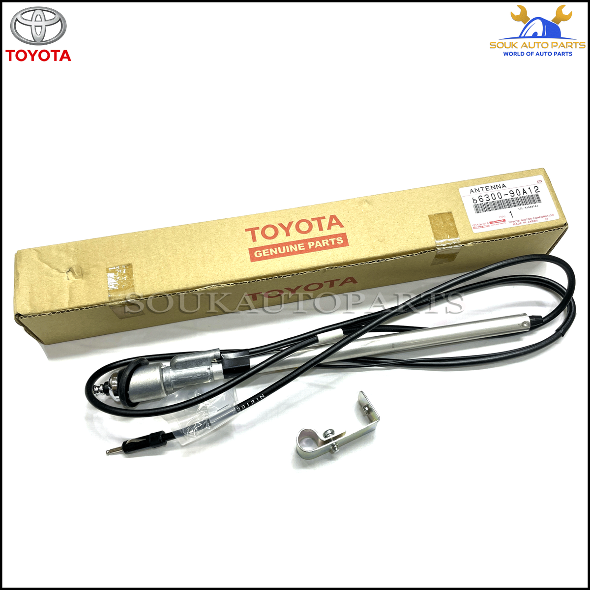 BSブレイスクイック 86300-90A12 Genuine Toyota ANTENNA ASSY, W/HOLDER LAND CRUISER 84