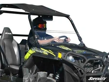 SuperATV Half Windshield for Polaris RZR 800 / S 800 / 4 800 - Clear Standard