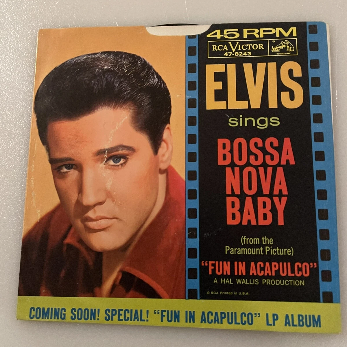 Elvis Bossa Nova Baby/Witchcraft 45 RPM w/PS VG+ | eBay