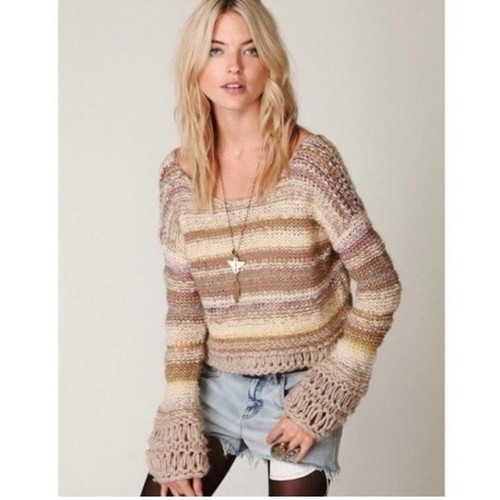 Limbo Cropped Sweater Wool Alpaca Blend 