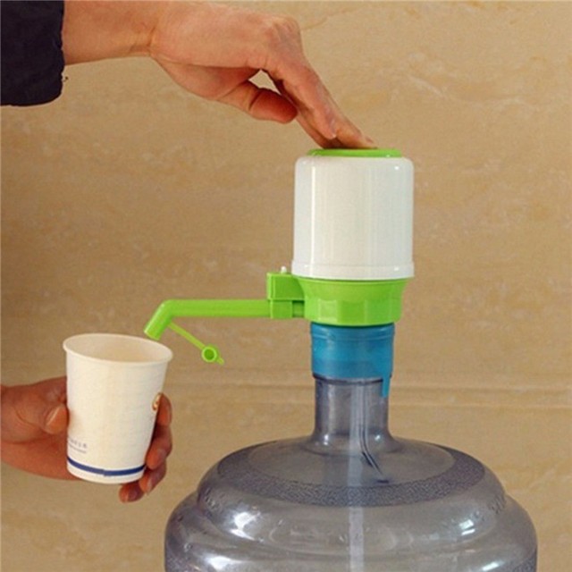 Gallon Hand Pump For Water Bottle Jug Manual Drinking Tap Spigot