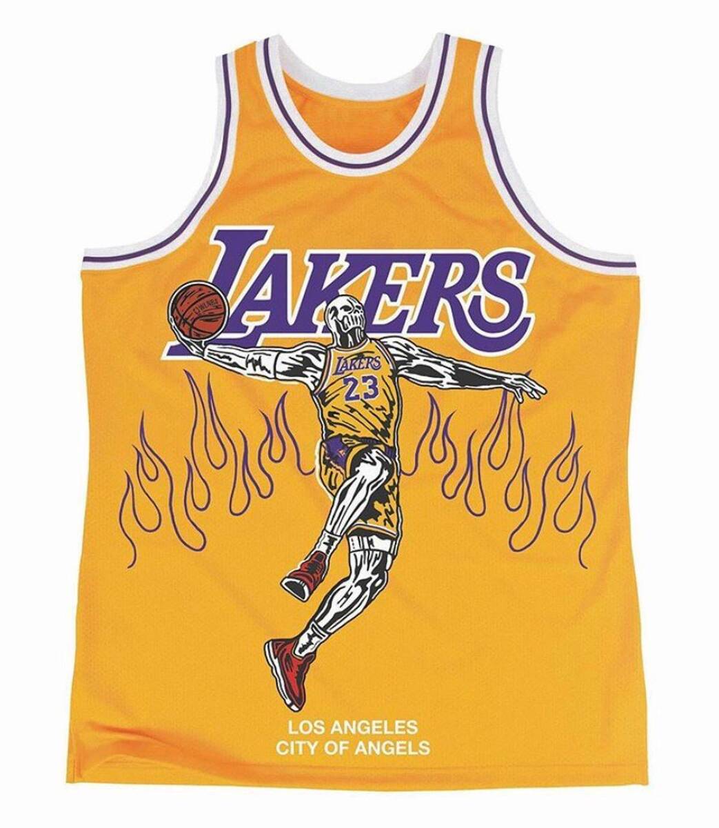 Warren Lotas LeBron James Alt Lakers Los Angeles City Of Angels