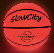 Light Up Basketball-Uses Two High Bright LED's Official Size and Weight 