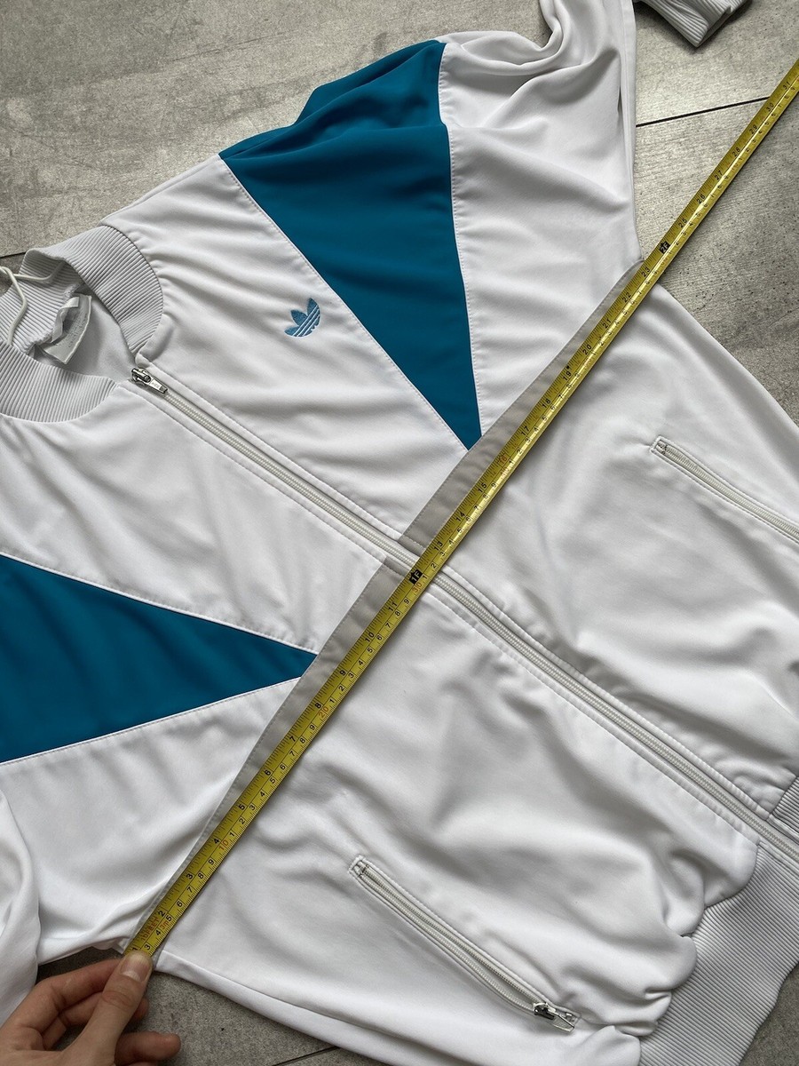 Vintage Retro Adidas ATP Track Top White Jacket Size 50 (S/M) | eBay