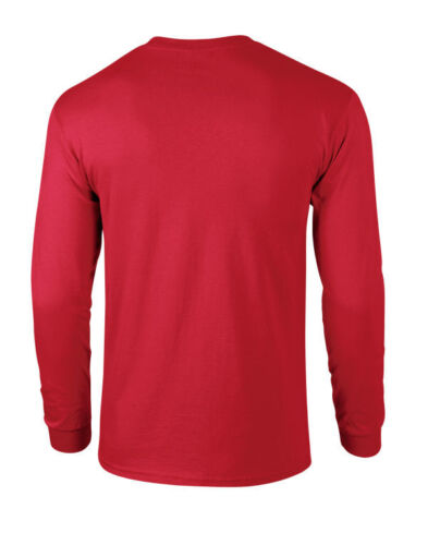 Gildan Ultra Cotton Long Sleeve T-Shirt 100% Cotton - S - 5XL - 21 Colours - New - Picture 49 of 64